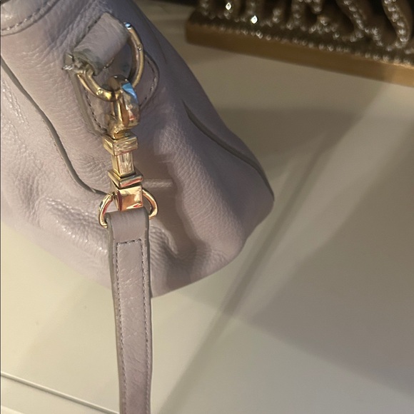 Tory Burch Light Gray Leather Satchel. Send me offers!! - Picture 10 of 11